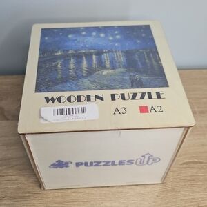 Starry Night over the Rhone Wooden Jigsaw Puzzle Large New in box GIFT